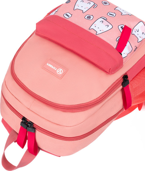 Изображение товара Школьный рюкзак Torber Class X Mini / T1801-24-P (розовый с орнаментом)