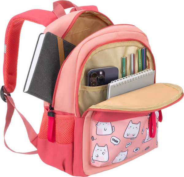 Изображение товара Школьный рюкзак Torber Class X Mini / T1801-24-P (розовый с орнаментом)