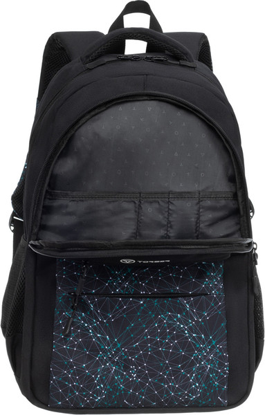 Изображение товара Школьный рюкзак Torber Class X / T2602-24-BB (черный с орнаментом)