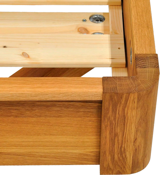 Изображение товара Двуспальная кровать Dipriz Калантея 200x200 / Д.83152.1 (дикий дуб/масло)