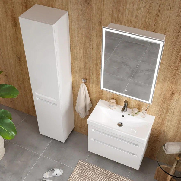 Изображение товара Шкаф-пенал для ванной EQUIL Corner 40 (напольный)