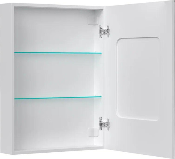 Изображение товара Шкаф с зеркалом для ванной EQUIL Corner LED 60 (с часами, правый)