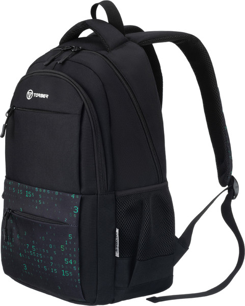 Изображение товара Школьный рюкзак Torber Class X / T2602-24-BG (черный с орнаментом)