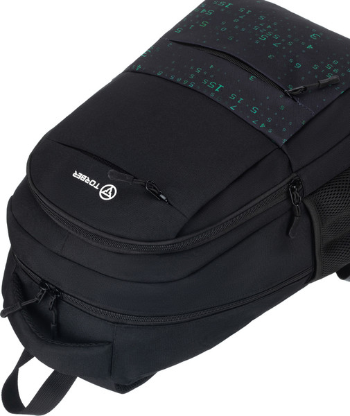 Изображение товара Школьный рюкзак Torber Class X / T2602-24-BG (черный с орнаментом)