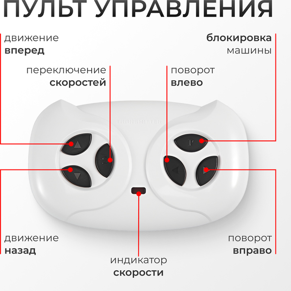 Изображение товара Детский автомобиль Sundays LS2588 (черный)
