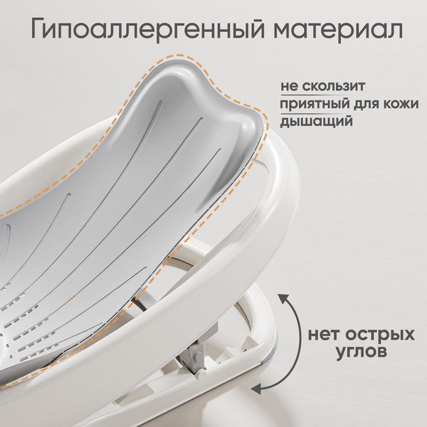 Изображение товара Горка для купания Solmax&Kids SM99495 (серый)