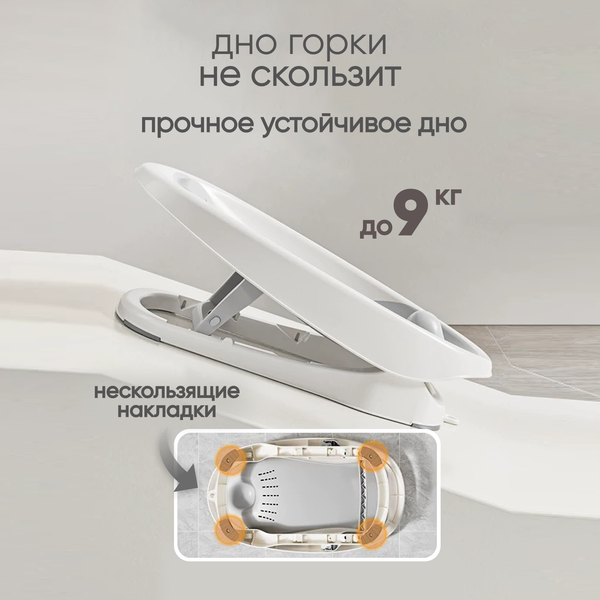 Изображение товара Горка для купания Solmax&Kids SM99495 (серый)