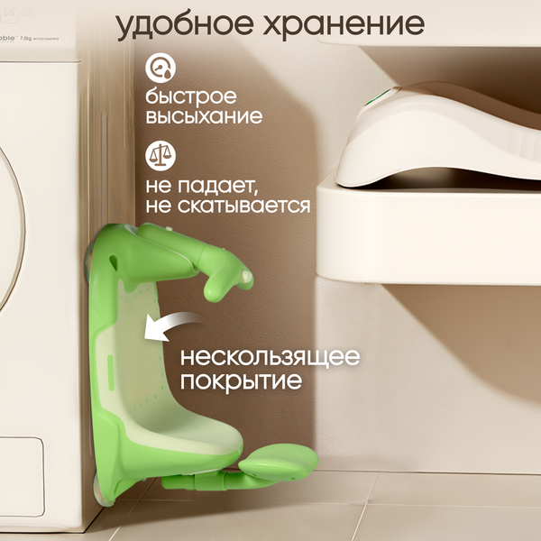 Изображение товара Стульчик для купания Solmax&Kids SM99505 (зеленый)