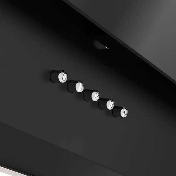 Изображение товара Вытяжка наклонная Elikor 50П-430-К3Д / 266399 (черный/черное стекло)