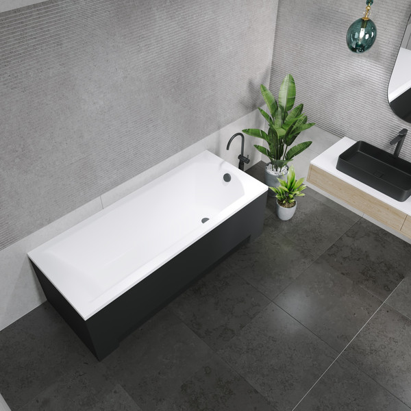 Изображение товара Ванна акриловая Lauter Amelia 180х80 / 21204080 (с ножками)