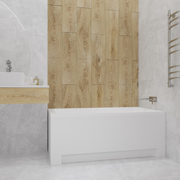 Изображение товара Ванна акриловая Lauter Estelle 130х70 / 21206030 (с ножками и лицевым экраном)