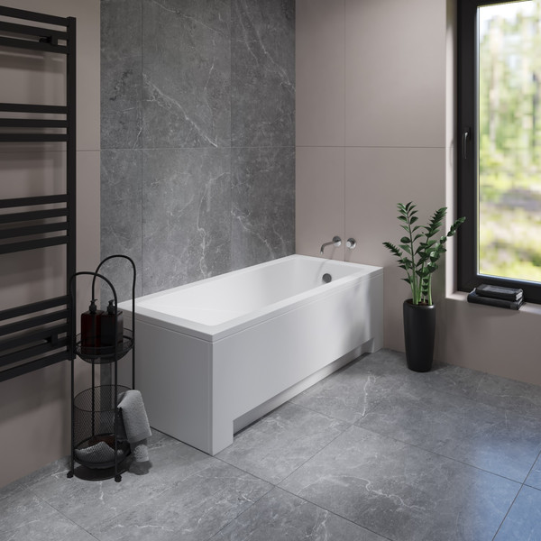 Изображение товара Ванна акриловая Lauter Estelle 150х70 / 21206050 (с ножками, лицевым и торцевым экраном)