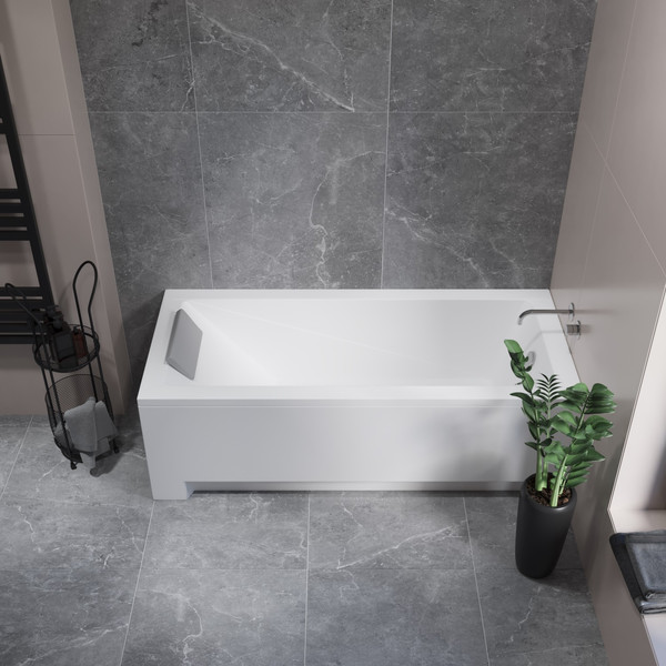 Изображение товара Ванна акриловая Lauter Estelle 150х70 / 21206050 (с ножками, лицевым и торцевым экраном)