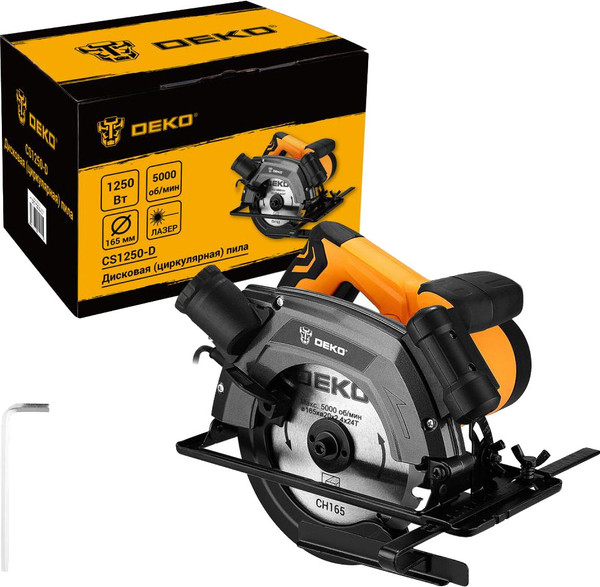 Изображение товара Дисковая пила Deko CS1250-D / 083-1100
