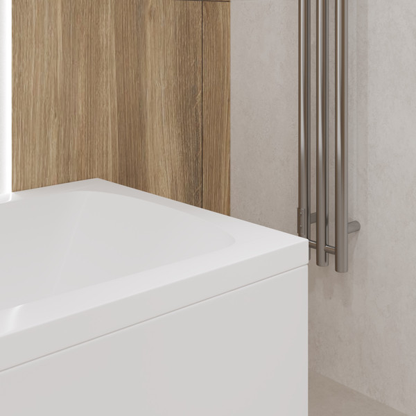 Изображение товара Ванна акриловая Lauter Bianca 150х70 / 21207150 (с ножками и лицевым экраном)