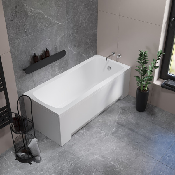 Изображение товара Ванна акриловая Lauter Bianca 150х70 / 21207150 (с ножками)