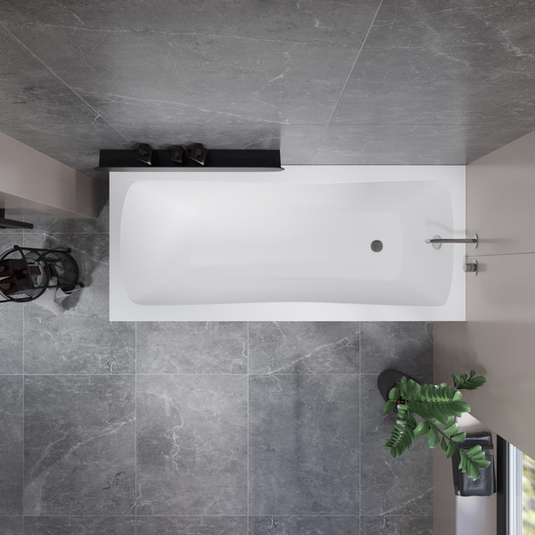 Изображение товара Ванна акриловая Lauter Bianca 170х70 / 21207170 (с ножками)