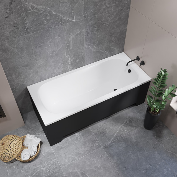 Изображение товара Ванна акриловая Lauter Sophia 150х70 / 21205150 (с ножками и серым подголовником)