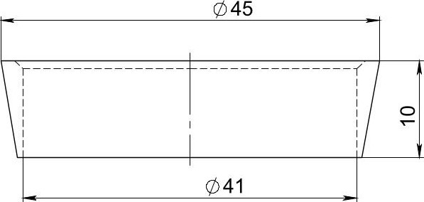 Изображение товара Прокладка сантехническая РМС Уплотнительная конусная 40 / КС-04