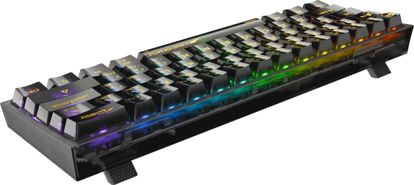 Изображение товара Клавиатура Redragon Fizz RGB / 71737 (прозрачный/черный)