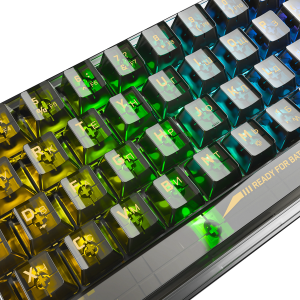 Изображение товара Клавиатура Redragon Fizz RGB / 71737 (прозрачный/черный)