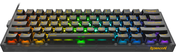 Изображение товара Клавиатура Redragon Fizz RGB / 71737 (прозрачный/черный)