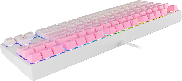 Изображение товара Клавиатура Redragon Cass RGB / 71878 (розовый/белый)