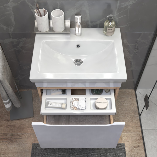 Изображение товара Тумба под умывальник Vigo Grani 600-0-1 (дуб золотой)