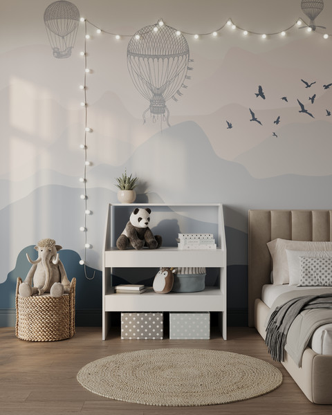 Изображение товара Стеллаж MySTAR Элвис ИЗ-002.01 (белый)