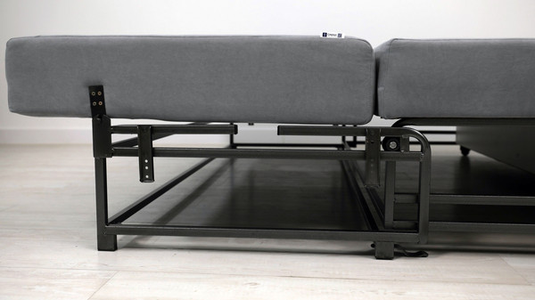 Изображение товара Диван угловой Сириус Лидер-6 с оттоманкой НПБ 260x165 (Eva 01 велюр белый)