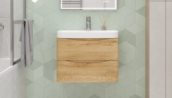 Изображение товара Тумба для ванной Velvex Clay 700-0-2 / tp.CLA.9595.70.2Y (дуб верона)