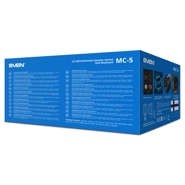 Изображение товара Мультимедиа акустика Sven MC-5 (серый)