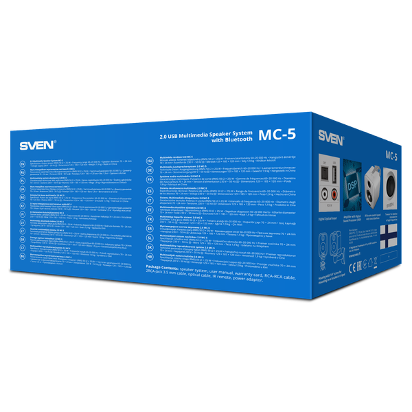 Изображение товара Мультимедиа акустика Sven MC-5 (белый)