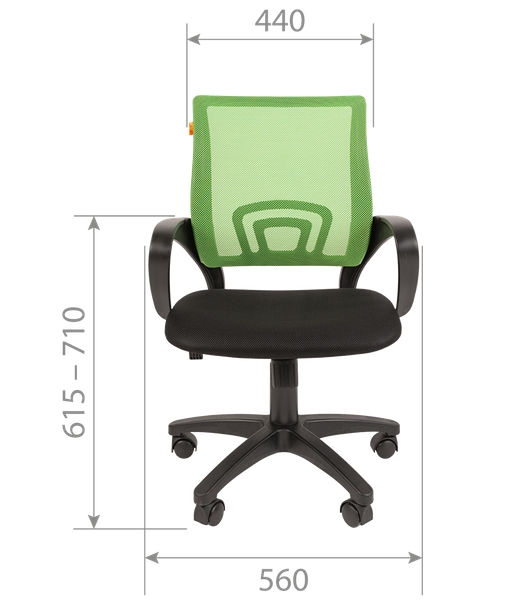 Изображение товара Кресло офисное Chairman 696 (экопремиум, черный)