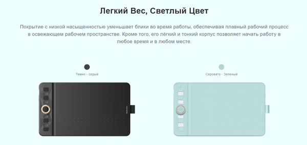 Изображение товара Графический планшет Gaomon WH851 (серый)