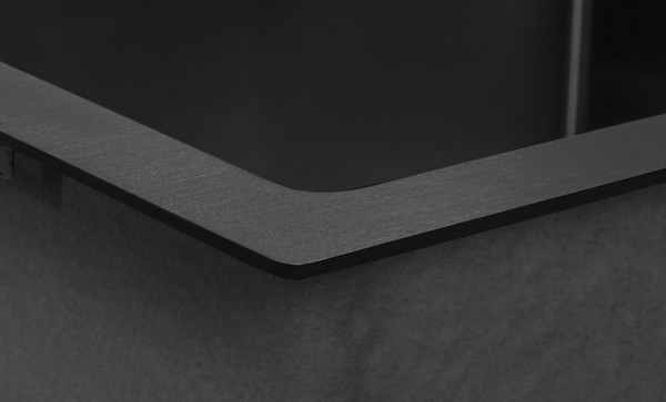 Изображение товара Мойка кухонная Schtoff Best Premium Black 5550 + KR-1 Black + SD-1 Black (с коландером и дозатором)