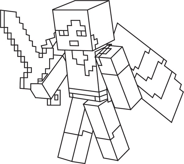 Изображение товара Раскраска АСТ Для детей. Майнкрафт, мягкая обложка