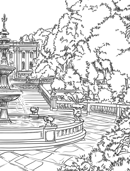 Изображение товара Раскраска-антистресс АСТ Раскрась Санкт-Петербург! (9785171706456)