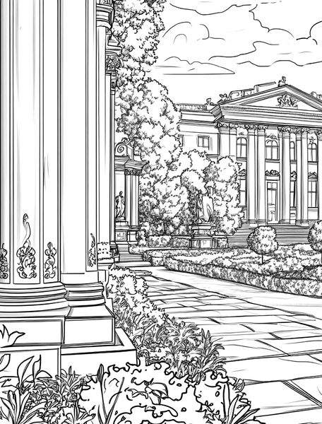 Изображение товара Раскраска-антистресс АСТ Раскрась Санкт-Петербург! (9785171706456)