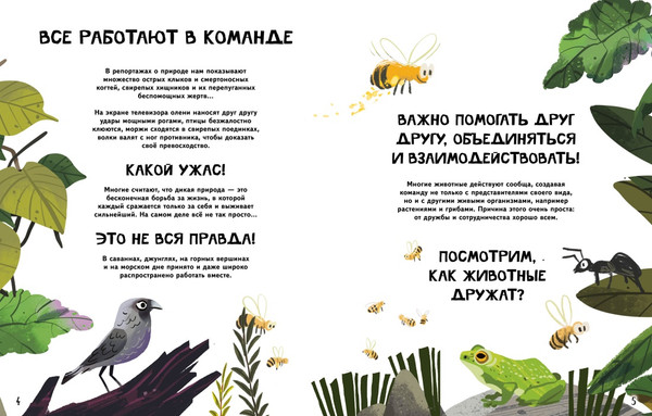 Изображение товара Энциклопедия Махаон Вместе лучше! Командная работа в мире животных (Tecnoscienza)