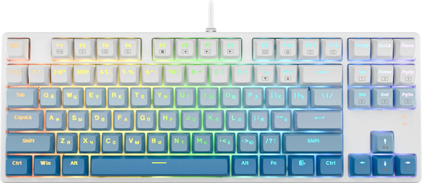 Изображение товара Клавиатура Redragon Cass RGB / 71485 (синий/белый)