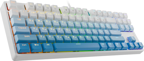 Изображение товара Клавиатура Redragon Cass RGB / 71485 (синий/белый)