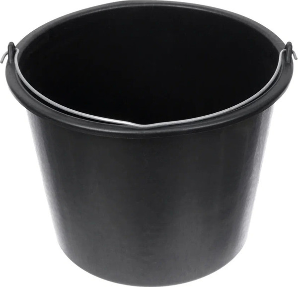 Изображение товара Ведро строительное Toolberg Мерное 16л (черный)