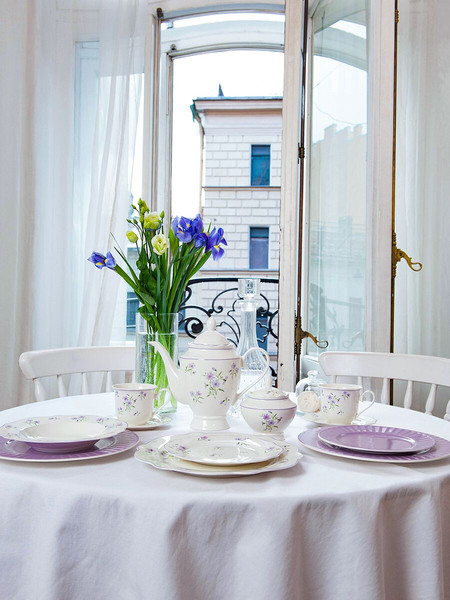 Изображение товара Тарелка столовая глубокая HomeQueen Летние воспоминания 77109 (цветы)