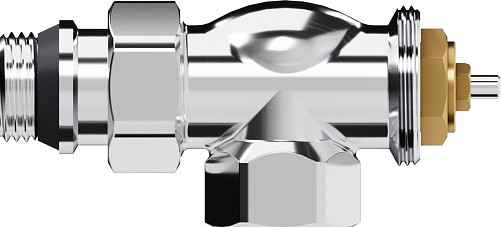 Изображение товара Комплект кранов для инженерного подключения Royal Thermo Design 1/2" М30x1.5 (осевой, хром)