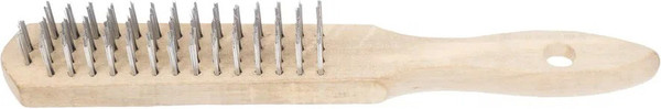 Изображение товара Щетка слесарная Toolberg Металлическая 4-рядная