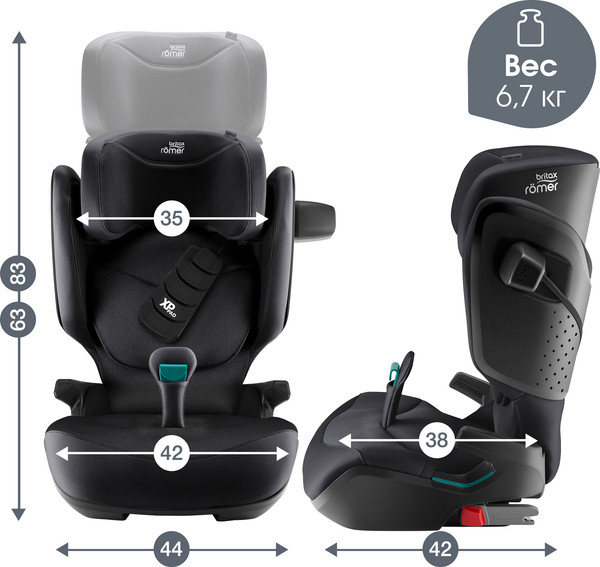 Изображение товара Автокресло Britax Romer Kidfix Pro Style (Carbon Black)