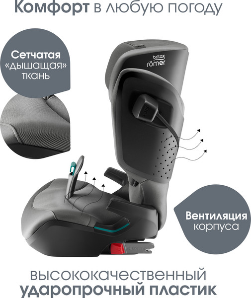 Изображение товара Автокресло Britax Romer Kidfix Pro Style (Mineral Grey)