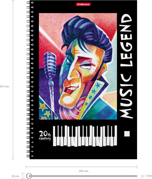 Изображение товара Тетрадь нотная Erich Krause Music Legend / 58516