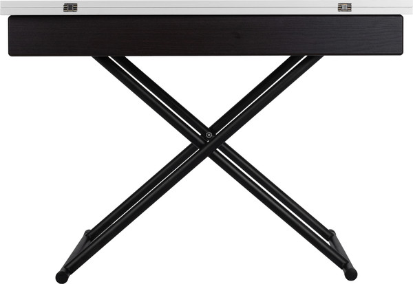 Изображение товара Стол-трансформер Мебелик Лерон (белый/черный)